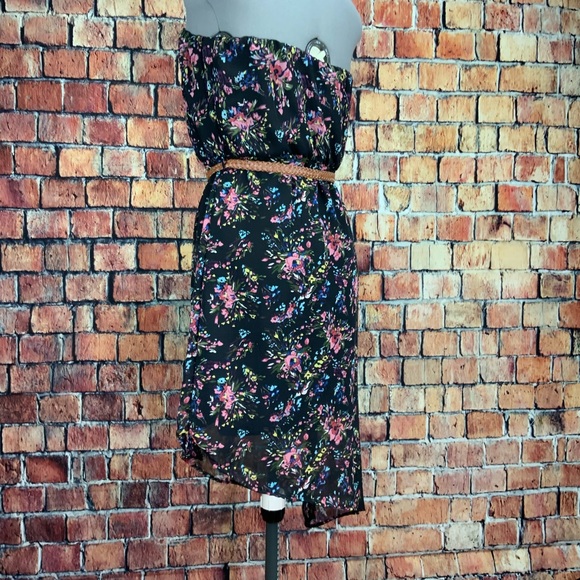 Angie Strapless Floral Summer Dress NWT Size Medium - Picture 3 of 7